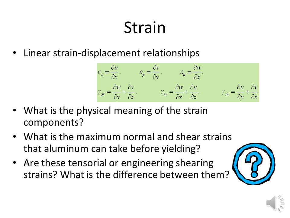 What is strain in physics